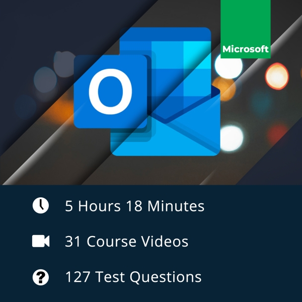 CBT Training Videos for Microsoft Outlook 2016 and Test Preparation Quizzes