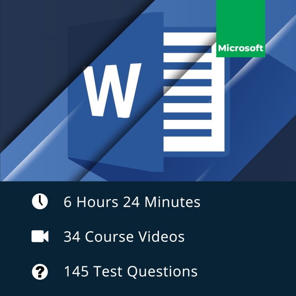 : CBT Training Videos for Microsoft Word 2016 and Test Preparation Quizzes