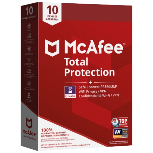 McAfee Total Protection with Safe Connect VPN