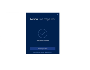 Acronis True Image 2017 Installation Steps
