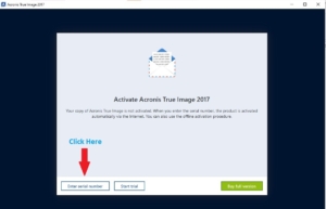 Acronis True Image 2017 Installation Steps