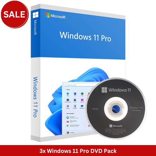 3x Windows 11 Pro Pack