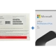 Microsoft Windows 10 Pro DVD and Office 2021 DVD packaging, featuring product details and installation instructions.