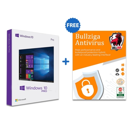 Windows 10 Pro with BullZIGA Antivirus