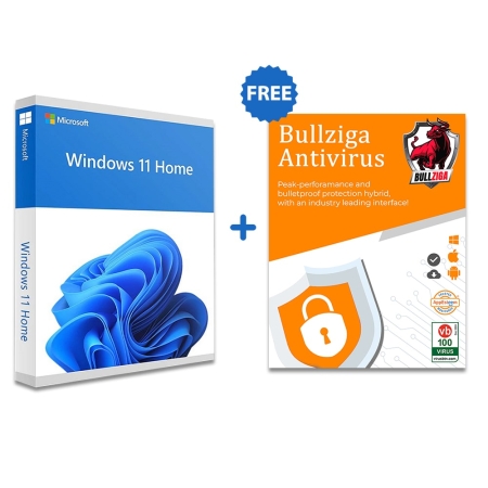 Windows 11 Home with BullZIGA Antivirus