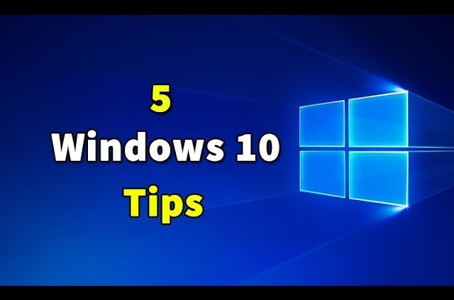 windows 10 tips