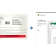 Microsoft Office Professional Plus 2019 DVD packaging with product key and installation instructions for Windows 10.