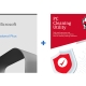 Microsoft Office Professional Plus 2021 software package alongside PC Cleaning Utility, featuring a sleek design and protective interface.