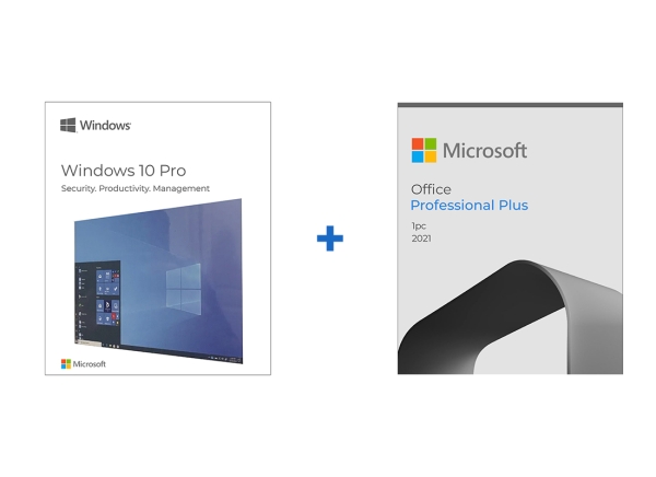 Microsoft Windows 10 Pro USB with Office 2021 Pro Plus USB