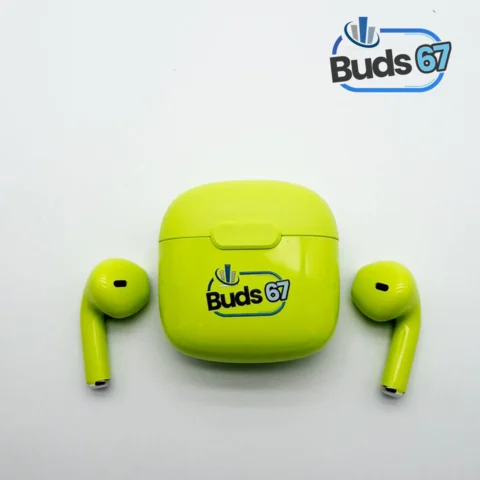 WITC 67 Pods – True Wireless Earbuds (Color : Mint) | Hi-Fi Sound, ANC Bluetooth 5.3, IPX4