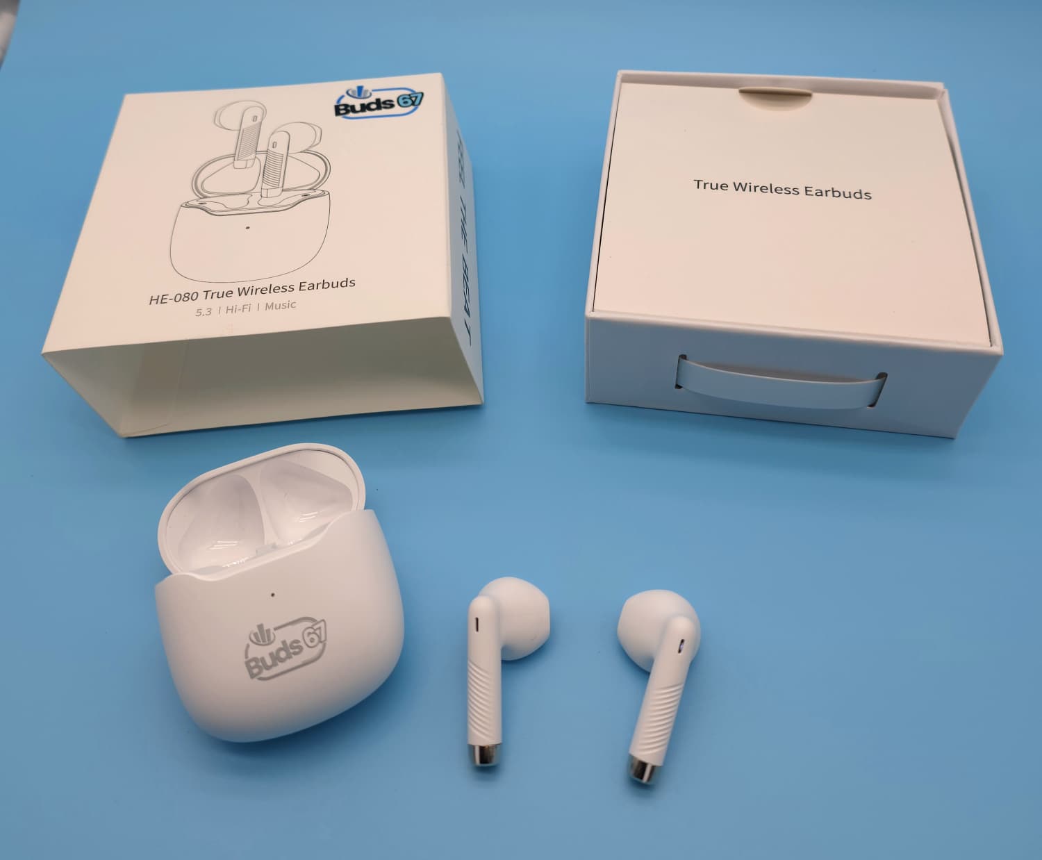 White - Exquisite Mini HE-080™ WITC 67– Premium True Wireless ANC Earbuds with Hi-Fi Real Stereo Sound - Image 8