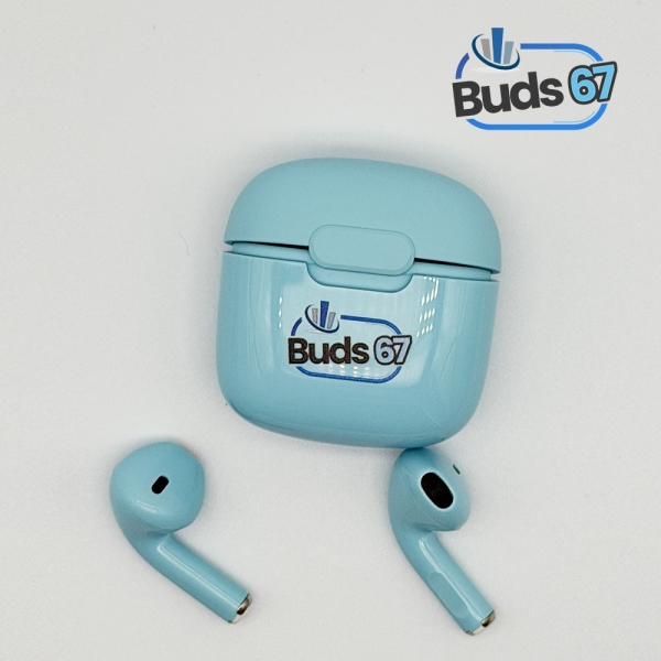 WITC 67 Pods – True Wireless Earbuds (Color : Sky Blue) | Hi-Fi Sound, Bluetooth 5.3, IPX4