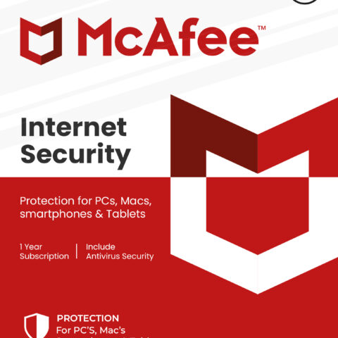 McAfee Internet Security 1-Year | 10-Devices (Windows/Mac OS/Android/iOS)
