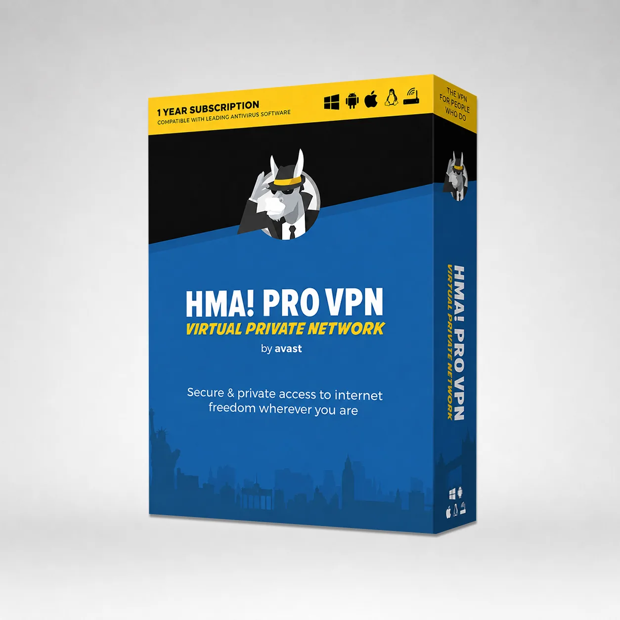 Avast HMA! Pro VPN 1-Year | Unlimited Devices (Windows/Android/iOS/Mac OS)