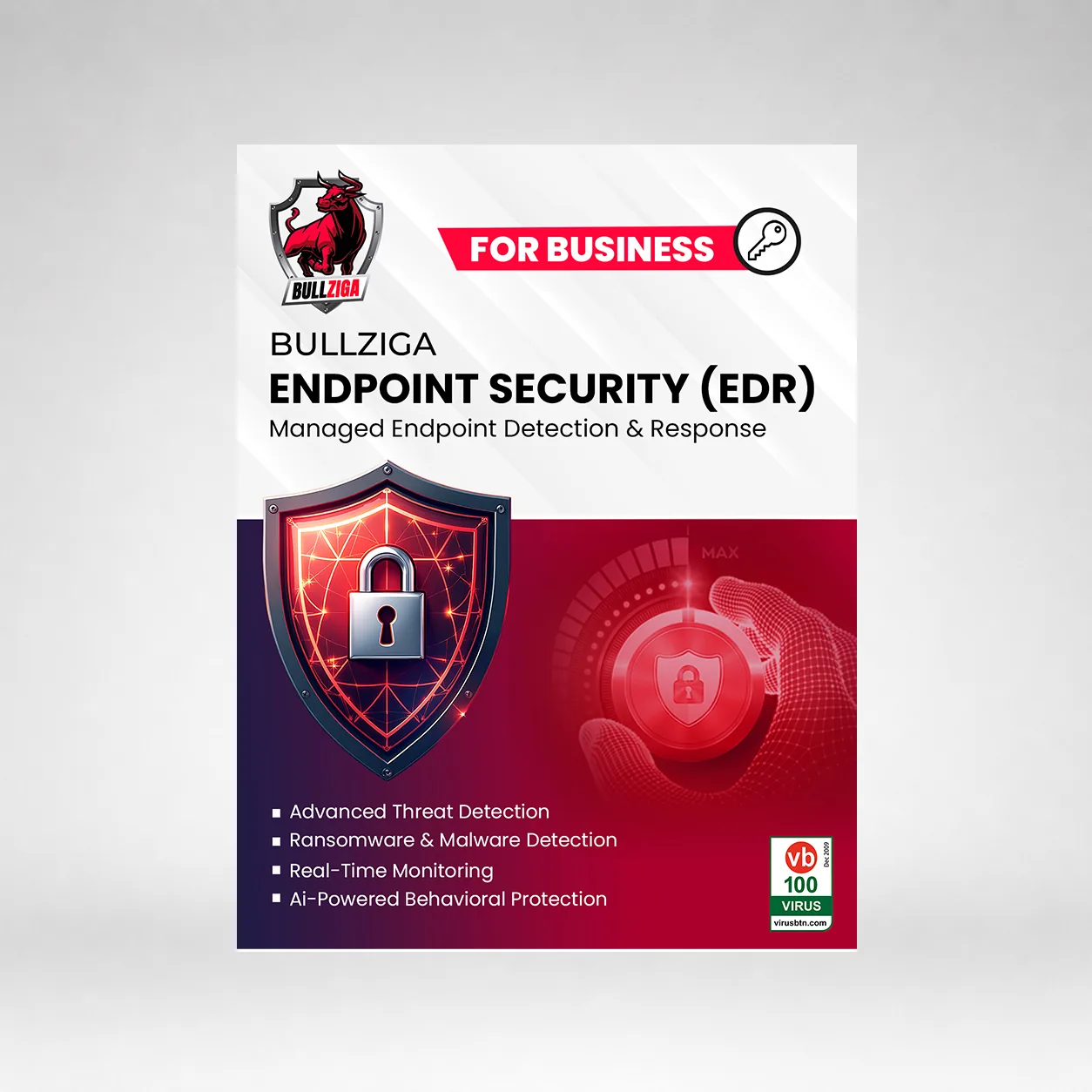 BullZIGA Endpoint Security – Advanced Device Protection for Businesses 1 Year | 100 Devices (BullZIGA Antivirus Co)