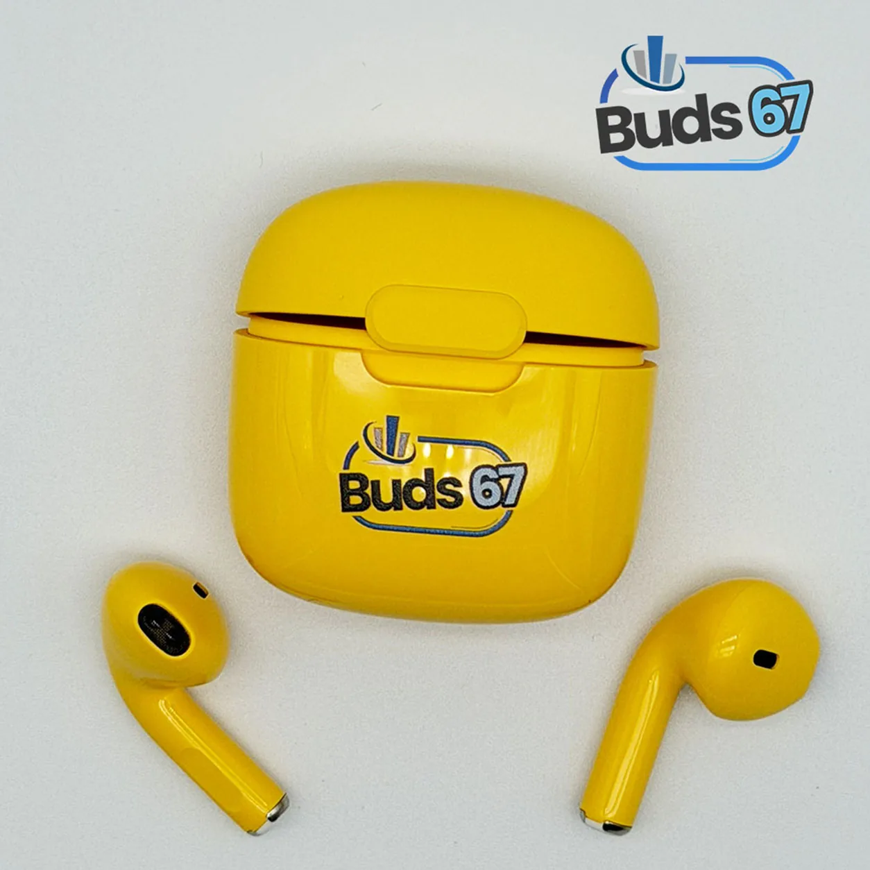 WITC 67 Pods – True Wireless Earbuds (Color : Lemon) | Hi-Fi Sound, Bluetooth 5.3, IPX4